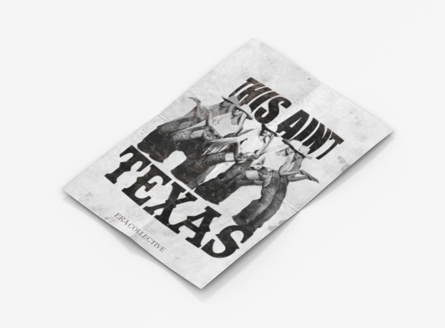 Distressed Cowboy Carter “Ain’t Texas” Poster