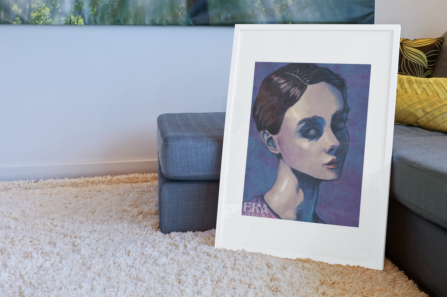 “Echoes of Herself” Abstract Portrait Print