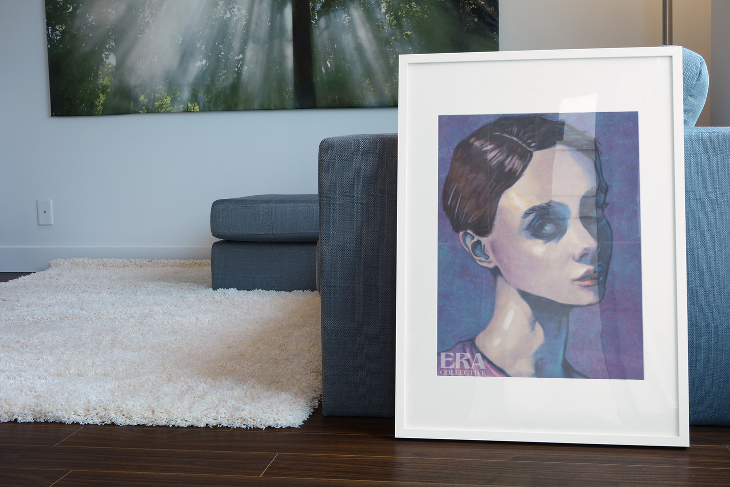 “Echoes of Herself” Abstract Portrait Print