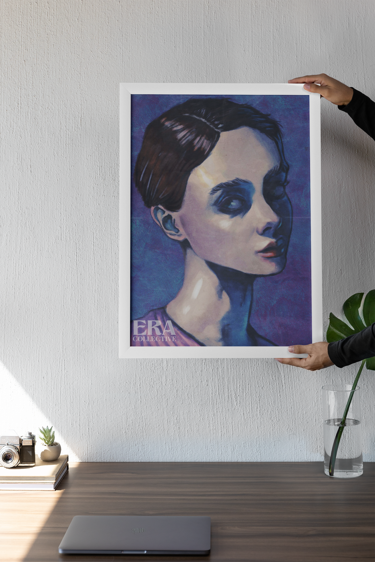 “Echoes of Herself” Abstract Portrait Print