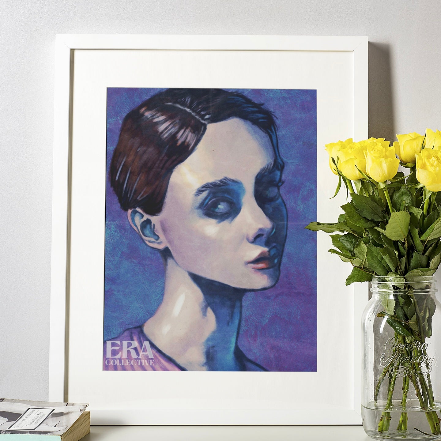 “Echoes of Herself” Abstract Portrait Print