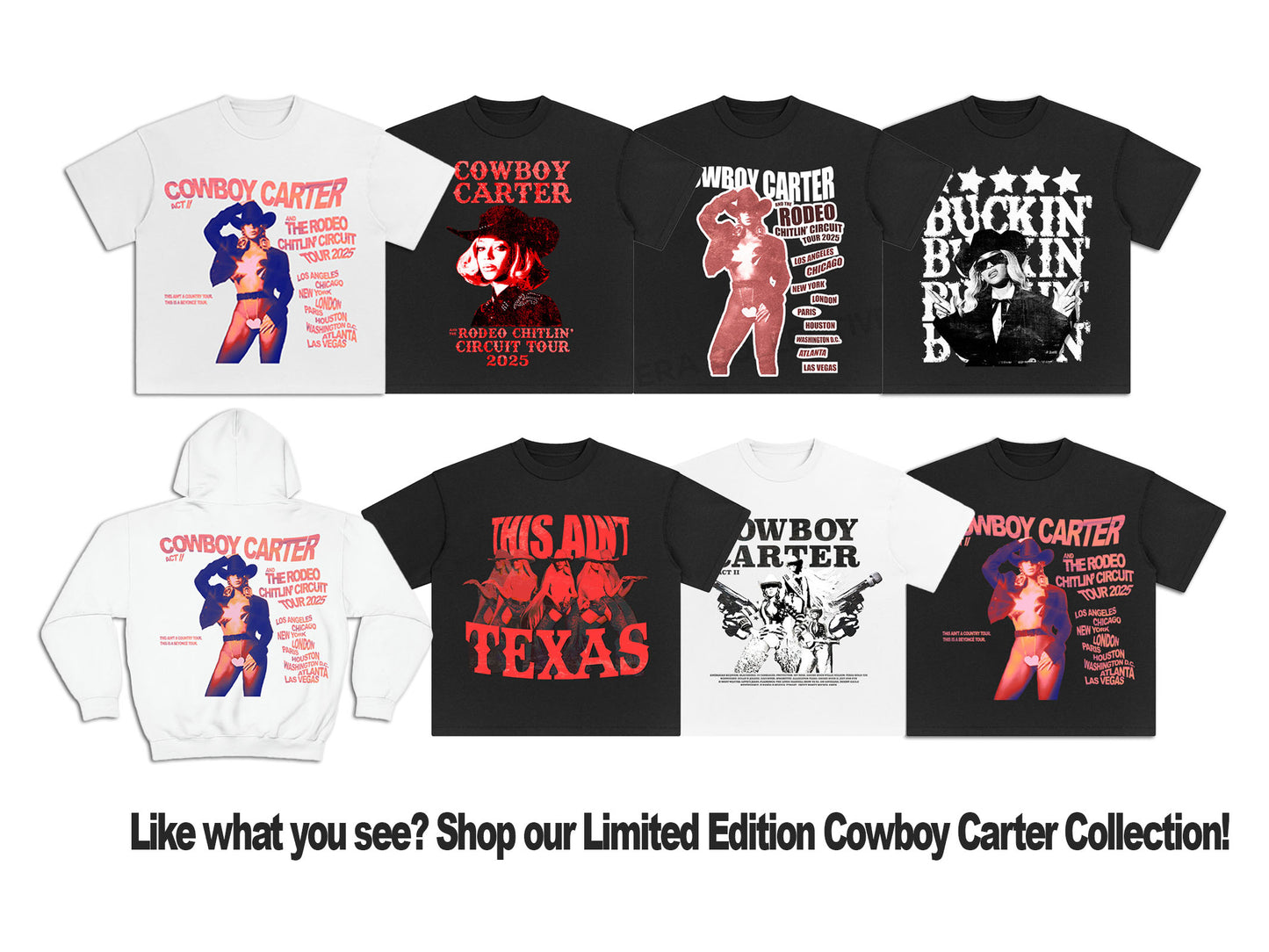 Limited Edition Cowboy Carter “Aint Texas” Graphic Tee